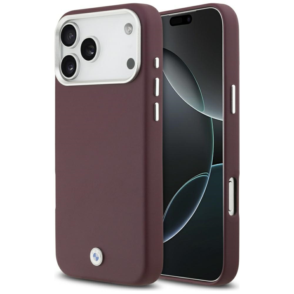 Bmw-logo, Komplett Umwickelte Magsafe-metallhülle Für Iphone 17 Pro Max, Rot