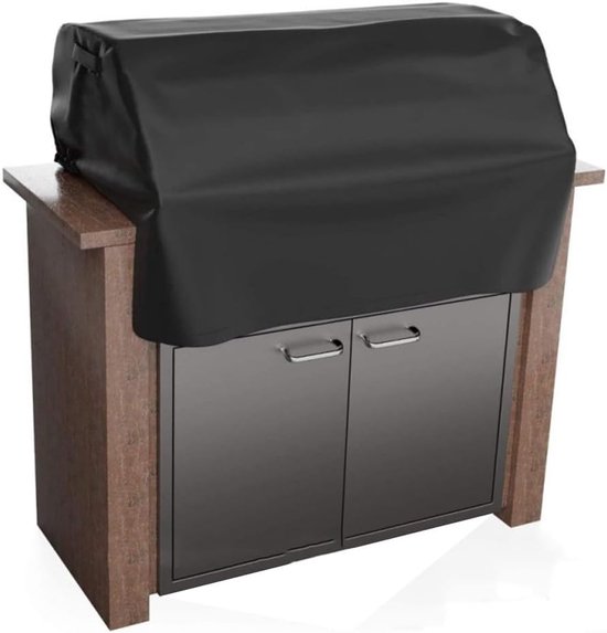 Wasserdichte Grillabdeckung Schutzhülle Für Den Grill Outdoor Kochen 210d Oxford Gewebe 81 X 66 X 61 Cm Schwarz