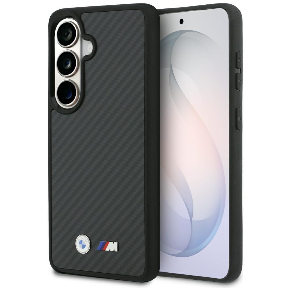Bmw M Kevlar Logo Magsafe Hülle Für Samsung Galaxy S26 Schwarz