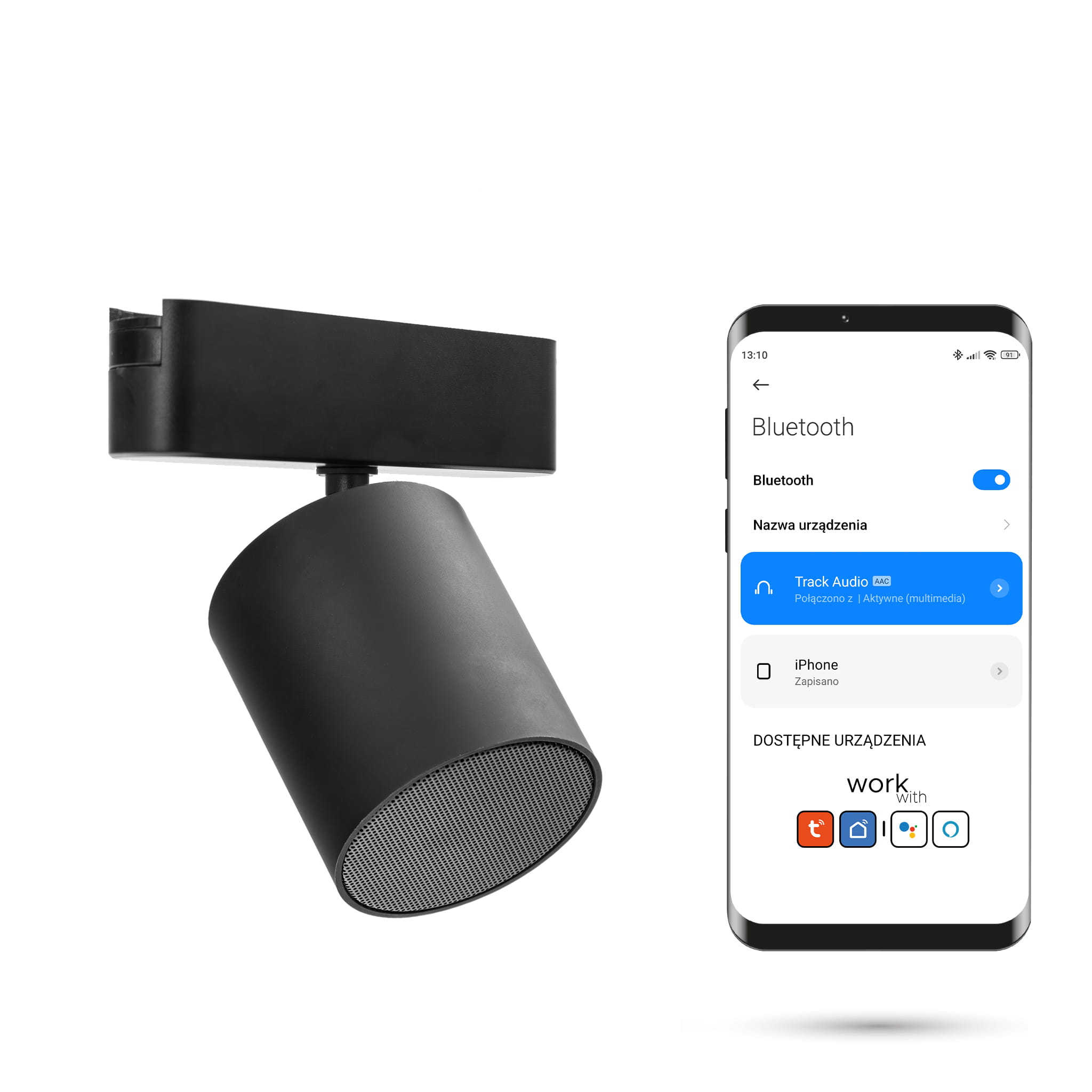 Bluetooth-lautsprecher Für Magnetschienen Slim Track 24vdc