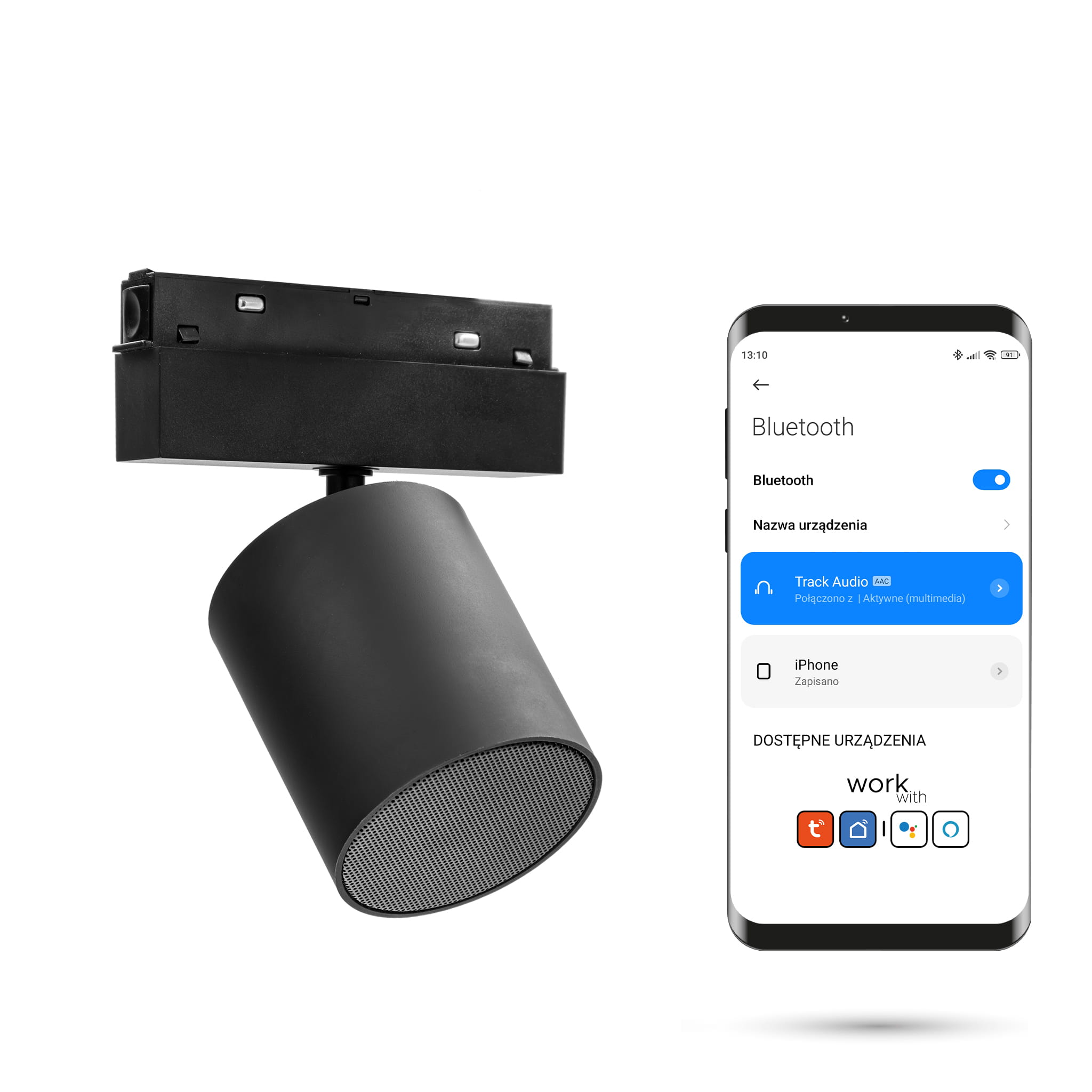 Bluetooth-lautsprecher Für Smart Track 48vdc Magnetschienen