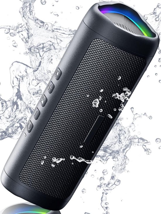 Rechteckiger Bluetooth-lautsprecher – Schwarz – Bluetooth
