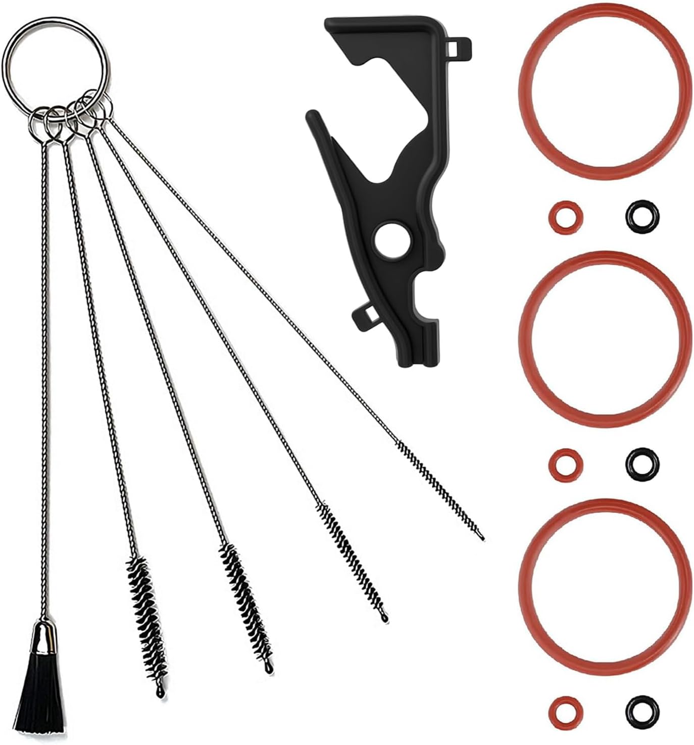 Professional Sealing Rings Maintenance Kit For Siemens Eq5/eq6/eq7/eq8 9 O-ring Seals + Cleaning Brush + Mould Seal For Brewing Unit, Compatible Bosch, Vero, Neff, Gaggenau Coffee Machines