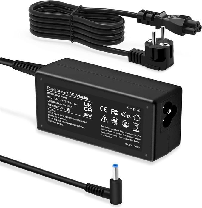 65-w-hp-laptop-ladegerät, 19,5-v-3,33-a-netzteil Für Hp Pavilion X360 11/13/14/15/17 Und Elitebook 840/850