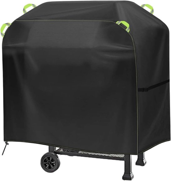 Grillabdeckung 145 X 117 X 61 Cm Schutzhülle Für Rechteckigen Grill Oder Grillwagen Schwarzes Oxford Gewebe Zur Aufbewahrung Im Freien
