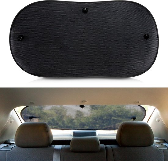 Dreilagiger Heck-sonnenschutz Schwarz Mikroperforiert Faltbar 100 X 50 Cm Schützt Den Fahrzeuginnenraum Vor Sonneneinstrahlung Schnelle Und 100