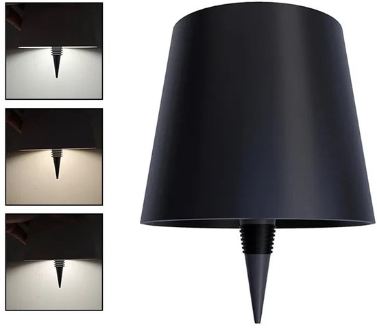 1 Stück Kabellose Flaschenlampe, Wiederaufladbare Rgb Farbbeleuchtung Für Weinflaschen In Bars Und Restaurants Schwarz