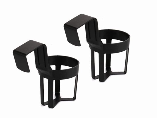 2 Schwarze Auto Getränkehalter, Kunststoff Getränkehalter Fürs Auto, Schwarze Auto Getränkehalter, Lkw Sitz Getränkehalter, Für Flaschen, Kaffee,