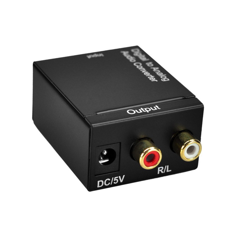 Digital-analog-audiowandler, Audio-umschaltbox, Optischer Spdif-zu-cinch-zu-koaxial-toslink-digital-av-wandler