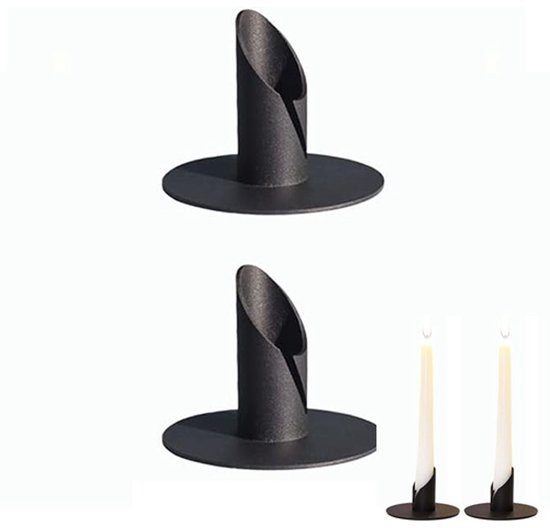 Kerzenständer Schwarze Kerzenständer Schwarze Vintage Kerzenständer Für Stimmungsvolles Candlelight Dinner Kerzenständer Aus Schmiedeeisen Kerzen