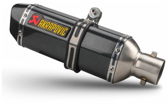 Universeller Motorradschalldämpfer Kohlefaser 38 51 Mm