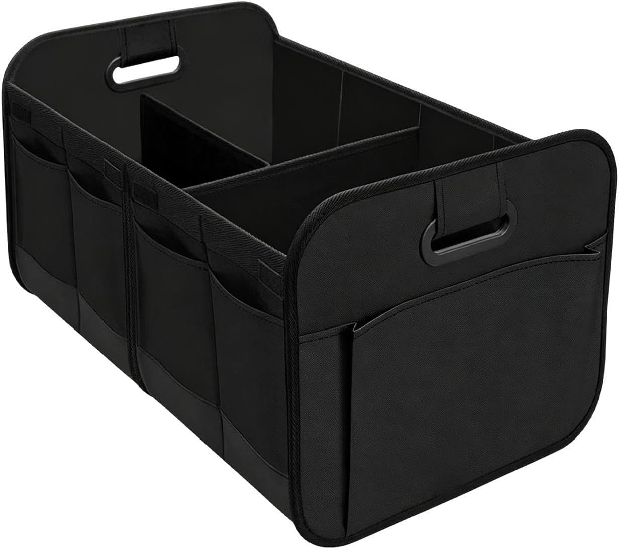Kofferraum-organizer, Faltbar, Mit Taschen, Griffen Auto-organizer Mit Trennwänden Für Camping, Reisen, Roadtrip, Innenraum, Lkw, Wohnmobil, Van, Limousine, Automobil