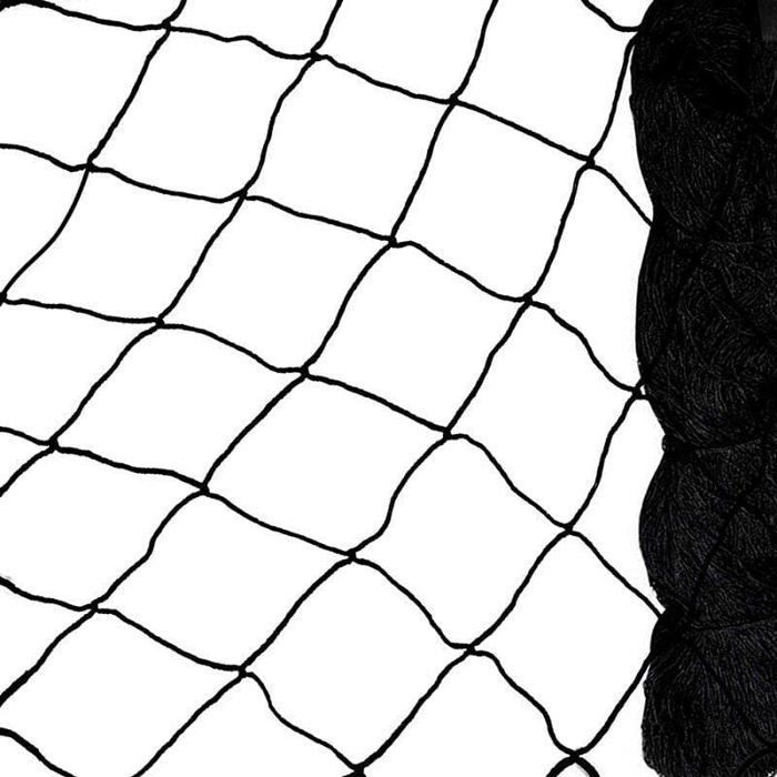 Vogelschutznetz – 15 X 15 Meter – Maschenweite 5 X 5 Cm – Uv-beständiges Nylon – Schwarz