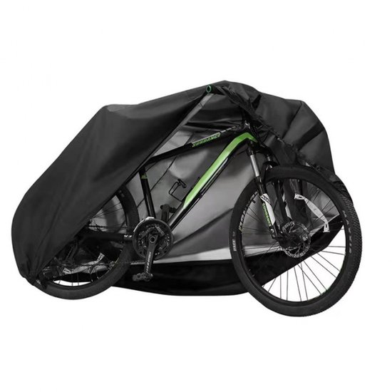 Fahrradabdeckung Wasserdichte Fahrradabdeckung Für 1 Fahrrad Mountainbike Abdeckung Regendicht Staubdicht Sonnenschutz Abdeckungsmaterial Schwarz