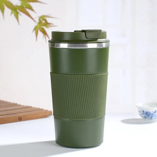 Thermobecher Serie Aus Edelstahl Isolierter Kaffeebecher Schwarz 510