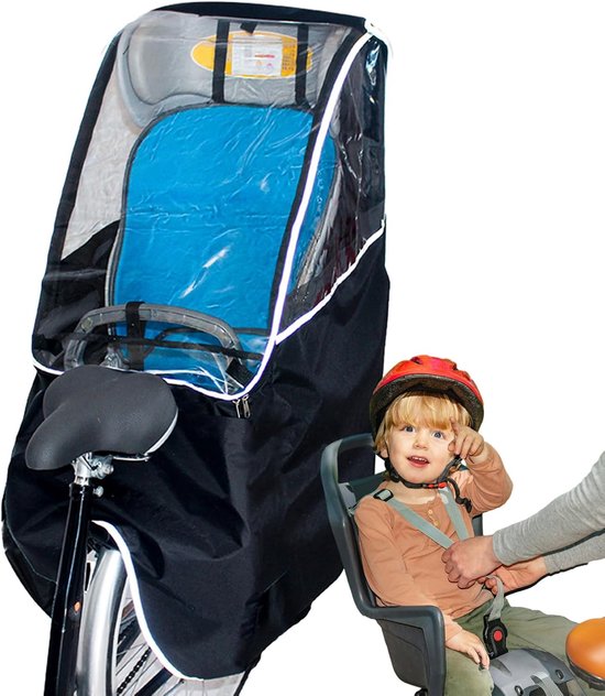 Regenschutz Für Den Hinteren Fahrradsattel Schwarz