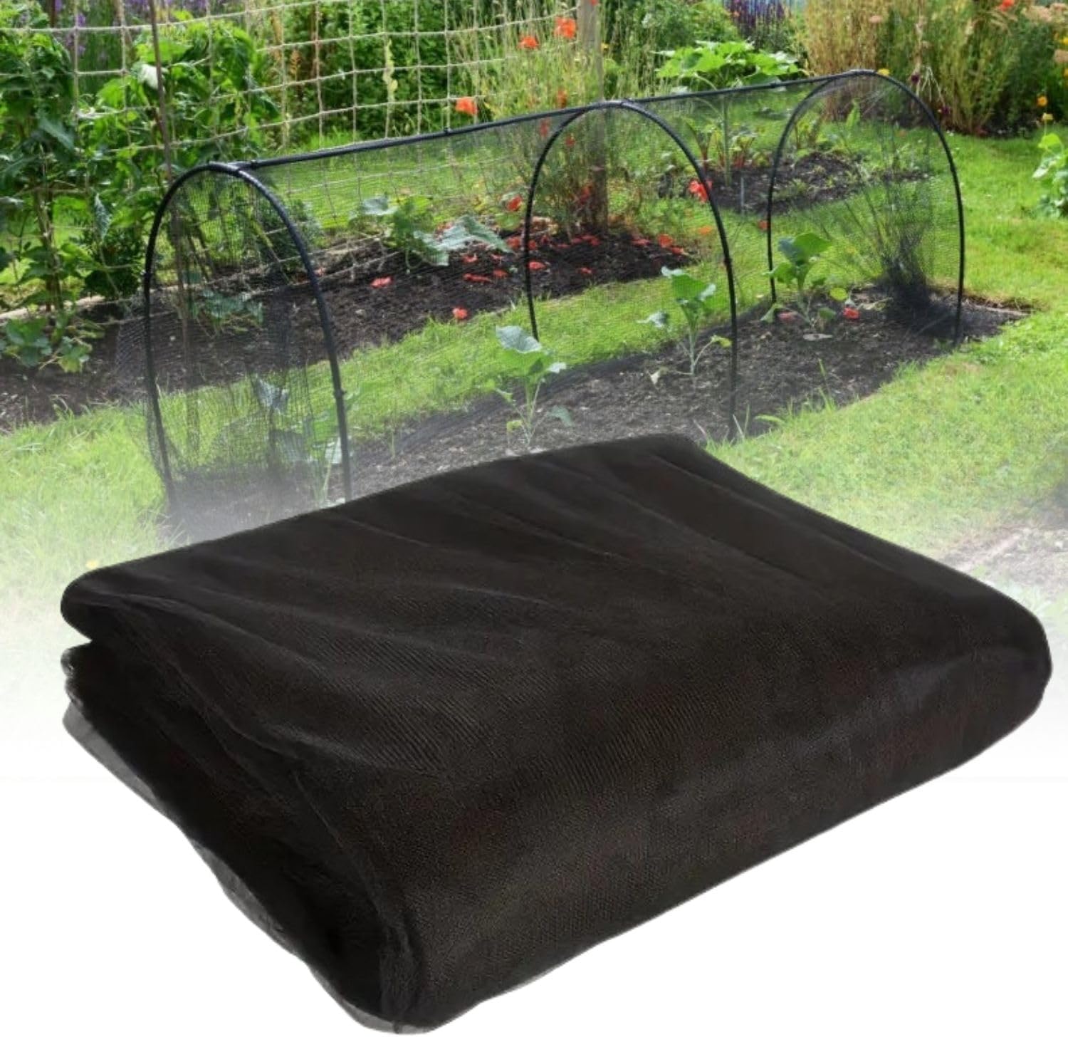 Moskitonetz Für Den Außenbereich, 6 X 2,4 M, Feinmaschig, Insektenschutz, Meterware, Schutznetz Für Gemüse, Vogelschutznetz, Schutznetz Für Gartenpflanzen
