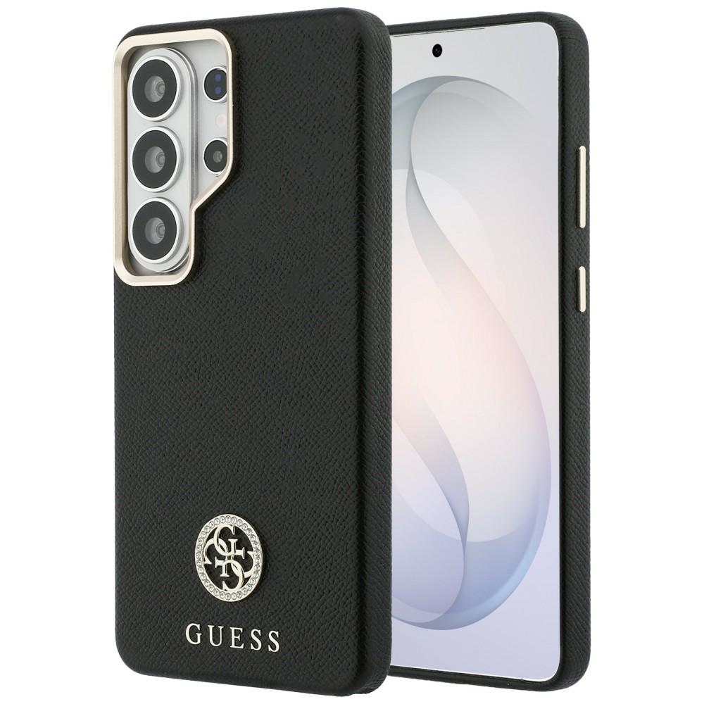 Guess Strass-logo-hülle Mit Rundem Logo Für Samsung Galaxy S26 Ultra, Schwarz