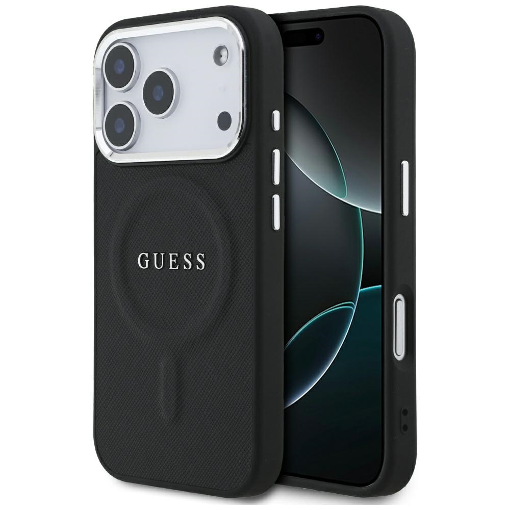 Guess Classic Logo Magsafe Hülle Für Iphone 17 Pro Schwarz