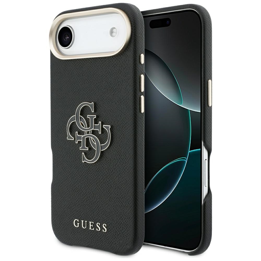 Guess Fw Resin Logo Hülle Für Iphone Air Schwarz