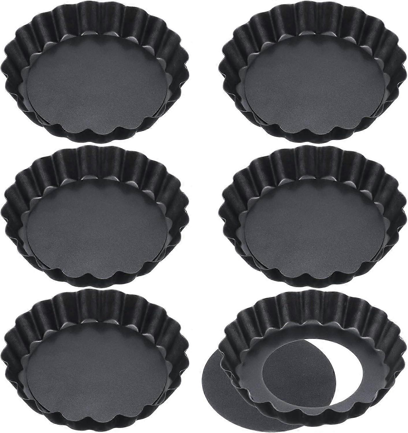 6er-pack Antihaft-quicheformer (10 Cm), Mini-tarteformer, Tarteplatte, Käsekuchenform