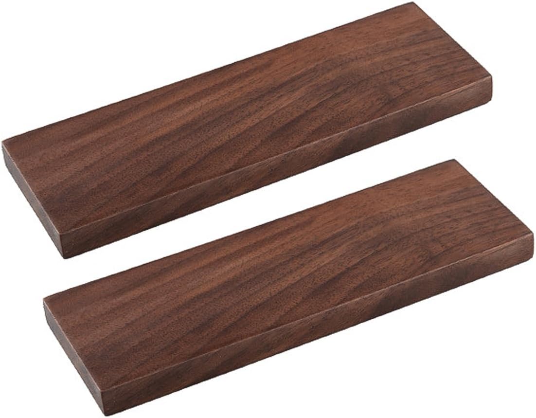 Set Mit 2 Holzschnitzblöcken, Schwarznussholzplatte, Massivholzblock, Holzblöcke, Holzschnitzset