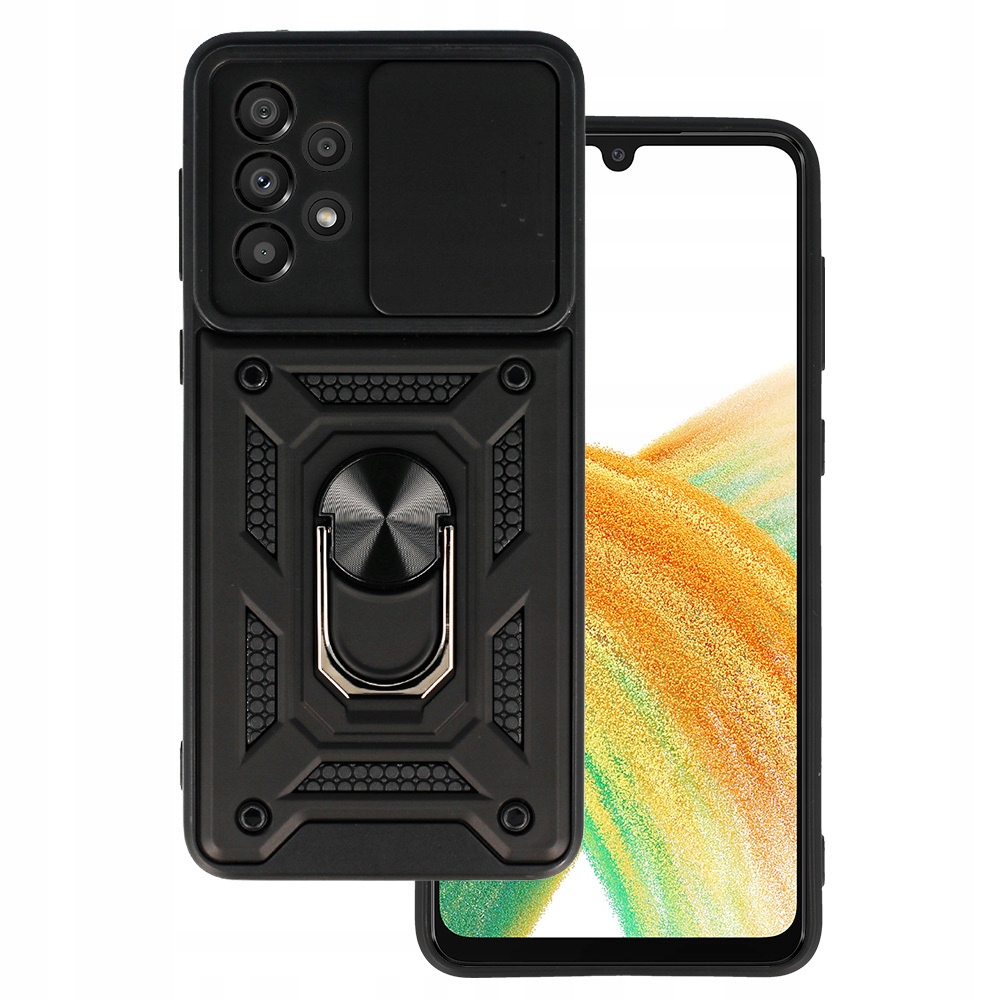 Schutzhülle Für Samsung A33 5g Defender Slide Armor Ring Strong Back + Glas