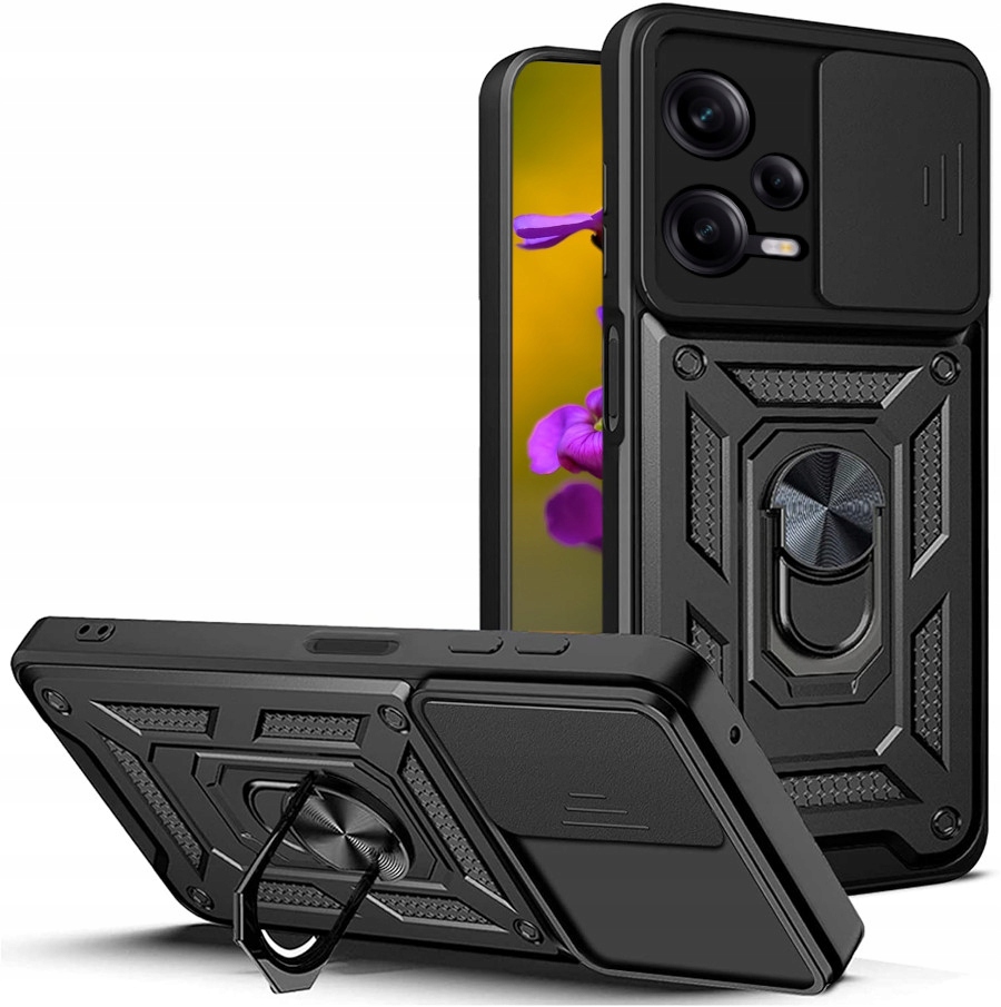 Schutzhülle Für Xiaomi Redmi Note 12 5g Defender Slide Armor Back + Glas