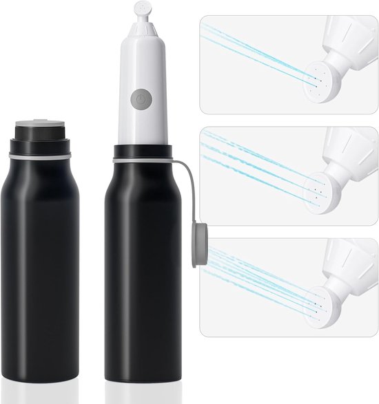 Tragbares Reisebidet 6 Sprühstufen Handbrause Mit Hohem Wasserdruck Wiederaufladbar Schwarz Für Damen Und Herren