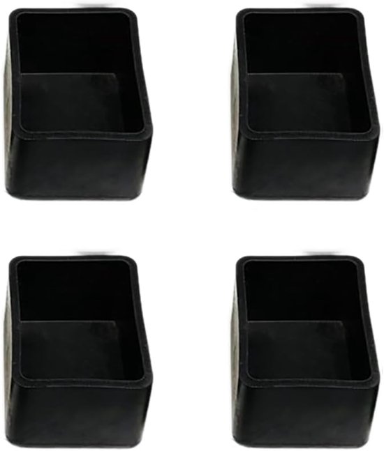 8 Quadratische Stuhlbeinkappen, Quadratische Kunststoffstopper, Schutzkappen Für Stuhlbeine, Rutschfester Boden, Verdickte Stuhlbeinabdeckungen, Für Den Boden