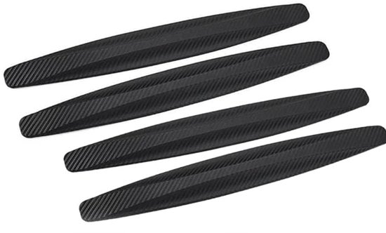 4-teiliges Schutzleisten-set Für Autos – Stoßstangenleisten – Universal – Für Autoecken, Stoßstange, Stoßstangenschutz – Schwarz – 40 X 5,2 X 1 Cm