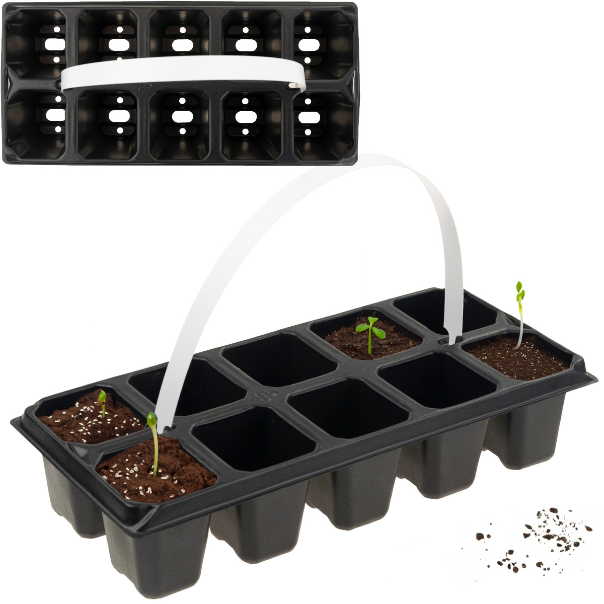 Tg71791 Multi-pots 10-kammer Mehrplatten-anzuchttrays Produktionstöpfe