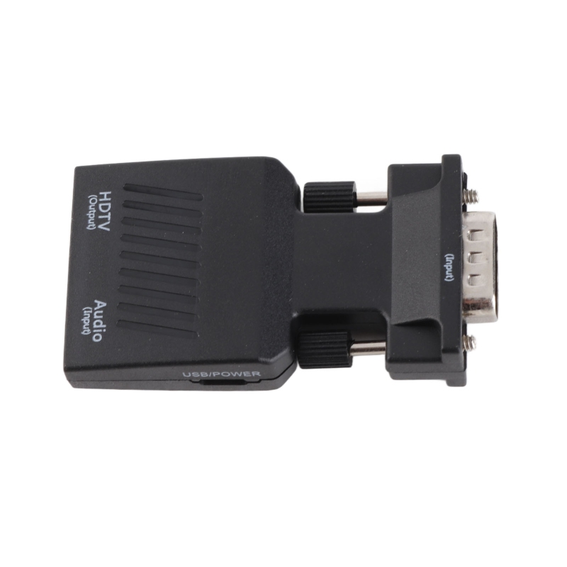 Vga-zu-hd-adapter Mit 3,5-mm-audiokabel, Aktiver Vga-stecker Auf Hd-1080p-60hz-buchse Für Laptop Und Projektor