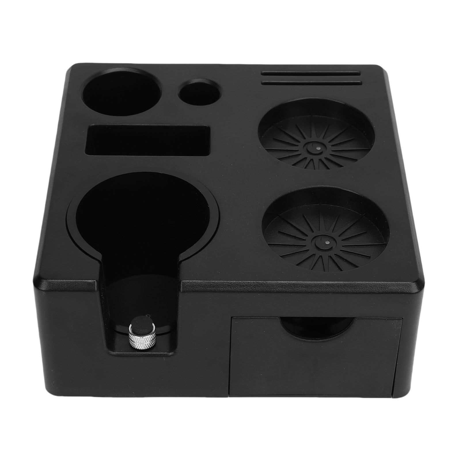 Aufbewahrungsgestell Für Kaffeetamper Aus Abs-kunststoff Mit Schublade, Ideal Für Filterhalter-spender Und Heimcafés.