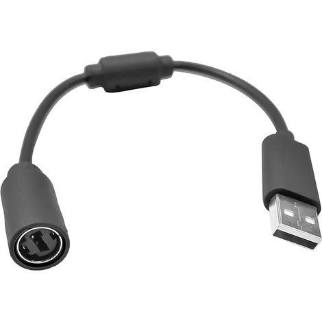 Abnehmbares Usb-kabel Für Xbox Series X/s/one/360, Schnellwechseladapter Für Logitech G920 Ferrari Lenkrad, Robustes 25 Cm Pc-gaming-kabel (schwarz)