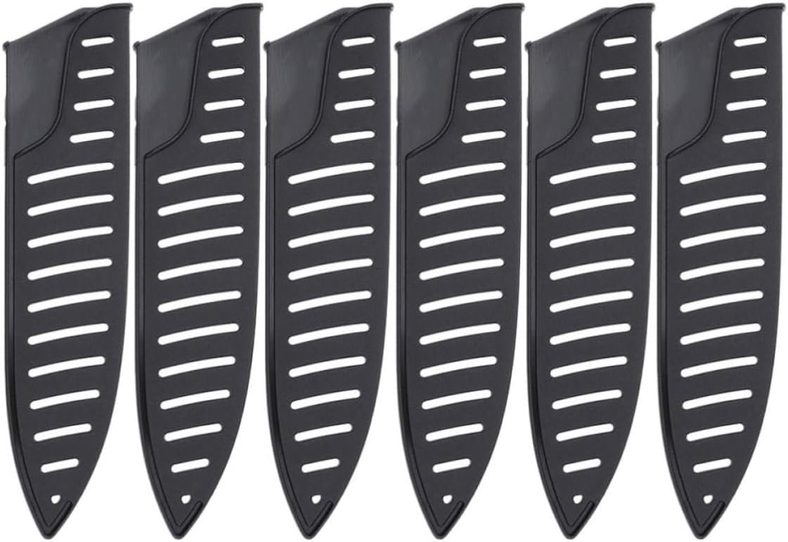 Kunststoff-klingenschoner, 6er-set, 20 Cm, Schutzhüllen Für Küchenmesser, Robustes Schneidzubehör Für Küche Und Aufbewahrung