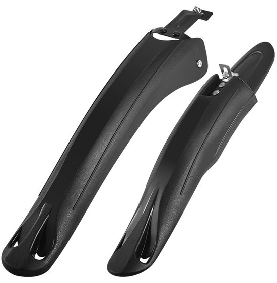 Fahrradschutzblech Set Schutz Für Die Räder Trockene Fahrt Universelle Passform Vorne Und Hinten Schwarz