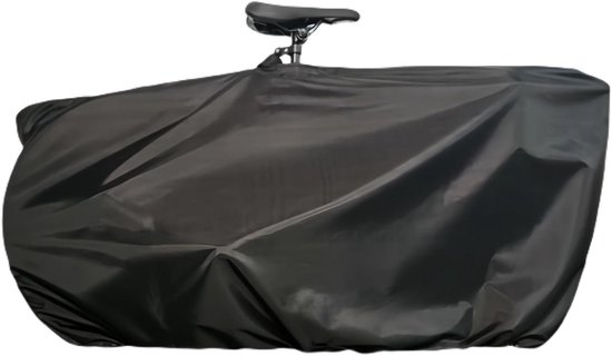Faltbare Fahrradtasche – Transportbox Für Fahrrad, Reisen Und Aufbewahrung – Wasserdicht Und Faltbar – 66–70 Cm – Schwarz