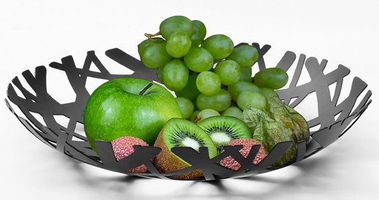 Obstschale - Turm - Schwarz