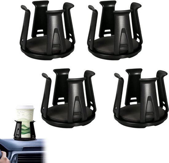 Auto-getränkehalter 4 Stück Selbstklebend Kaffeebecherhalter Multifunktionaler Getränkehalter Fürs Auto Dosenhalter Becherhalter Autozubehör Für