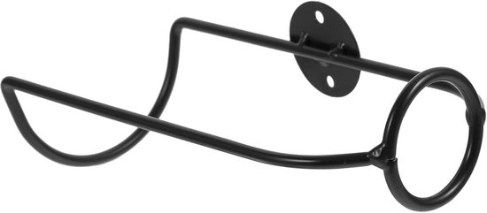 Rostiges Wandregal Für Weinflaschen, Freistehender Halter Für Weinflaschen, Dekoratives Wandregal Für Weinliebhaber, Farbe Schwarz