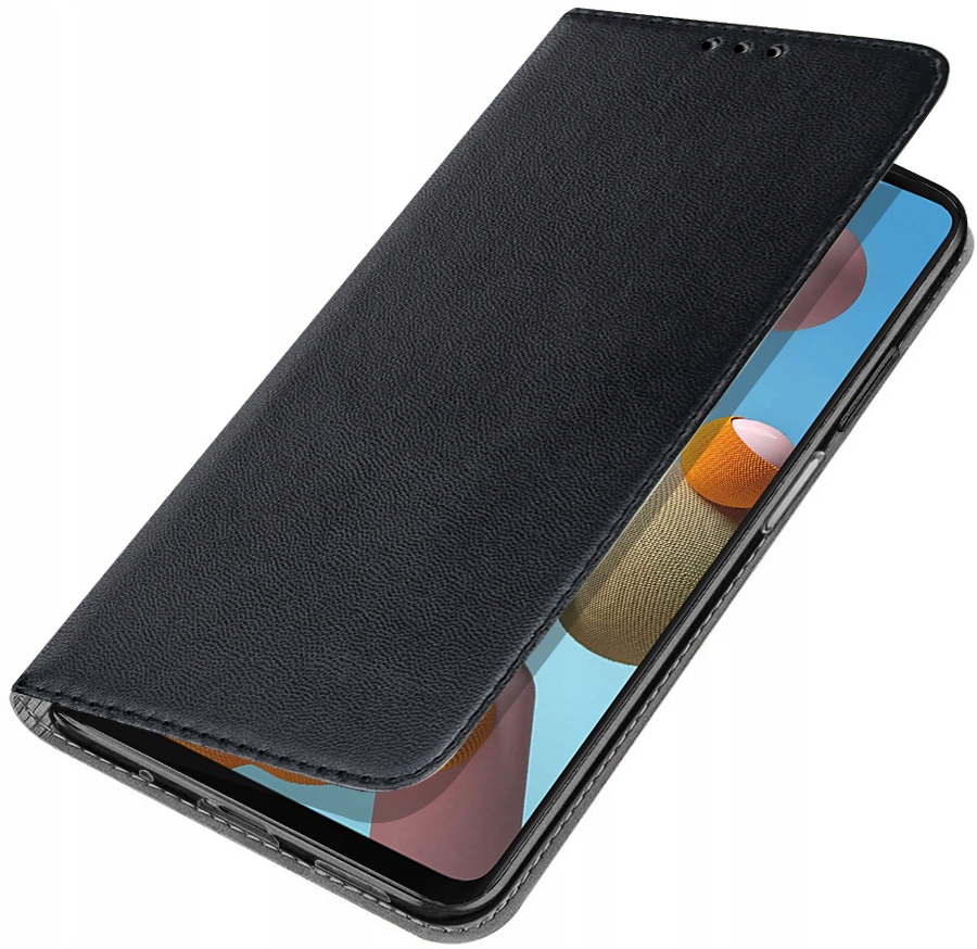 Smart Magnet Schwarze Geschlossene Hülle Mit Klappe Für Samsung Galaxy M53 5g+ Glas