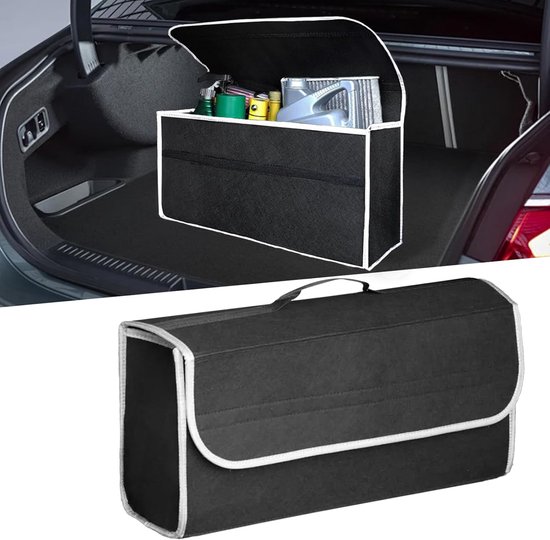 Aufbewahrungstasche Mit Rutschfester Oberfläche. Geeignet Für Autosafe, Werkzeug Und Zur Aufbewahrung Im Fahrzeuginnenraum. Passend Für Alle Fahrzeuge (schwarz).