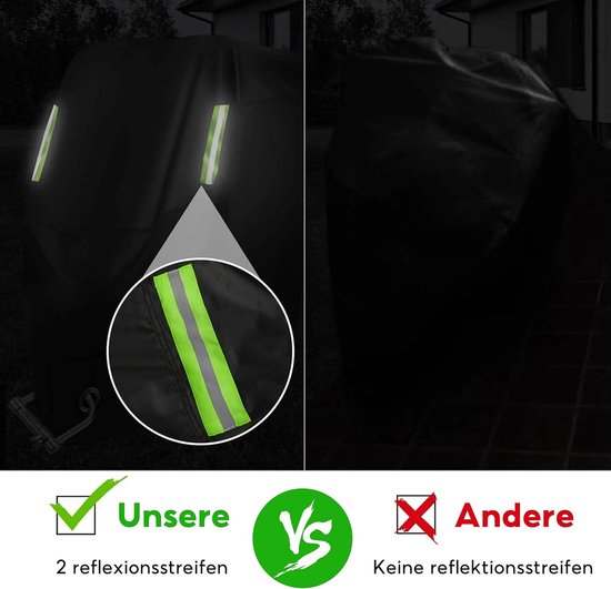 Fahrradabdeckung Schutzhülle Für Fahrräder Schützt Ihr Fahrrad Wasserdicht, Uv Beständig 220 X 110 Cm Schwarz