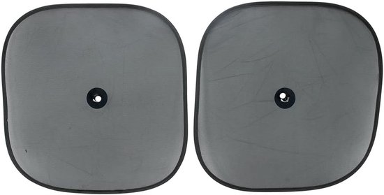 Sonnenschutzblende Fürs Auto Seitliche Sonnenschutzblende Mit Saugnapfbefestigung Zentrale Saugnapfbefestigung Maße 44 X 38 Cm Farbe Schwarz Vor