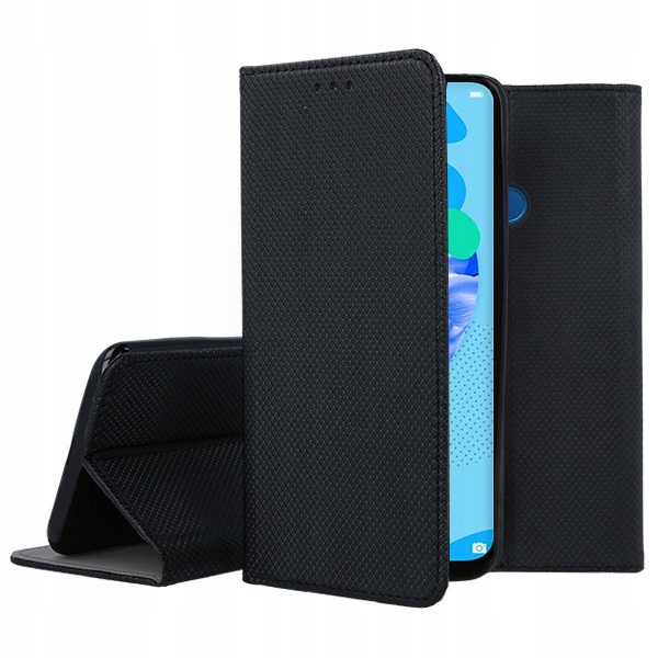 Schutzhülle Für Huawei P20 Lite 2019, Smart Magnet Book Case, Schwarz