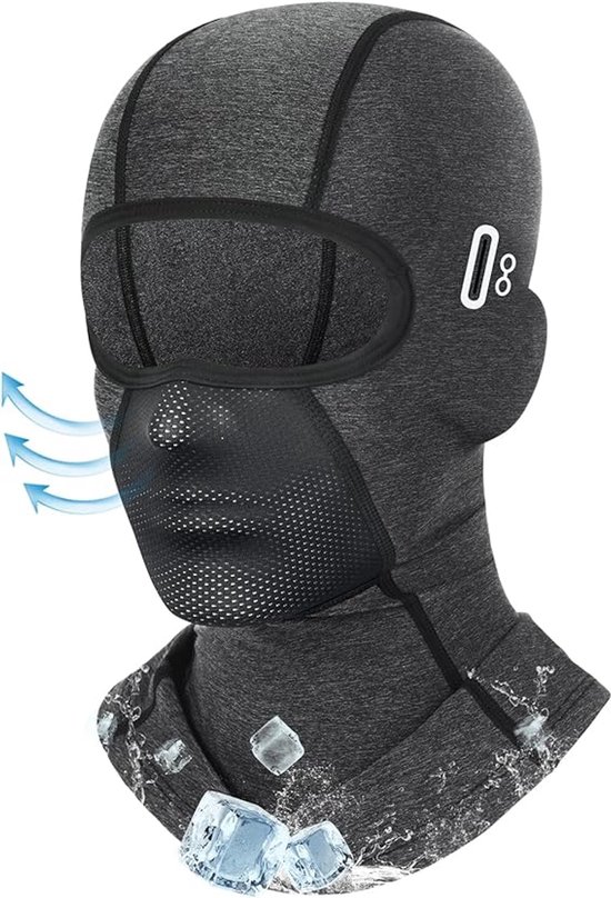 2er-pack Sturmhaube Skimaske Sommer-radmaske Winddichte Maske Gesichtsmaske Schwarz Geeignet Für Outdoor-sportarten Wind Und Sonnenschutz