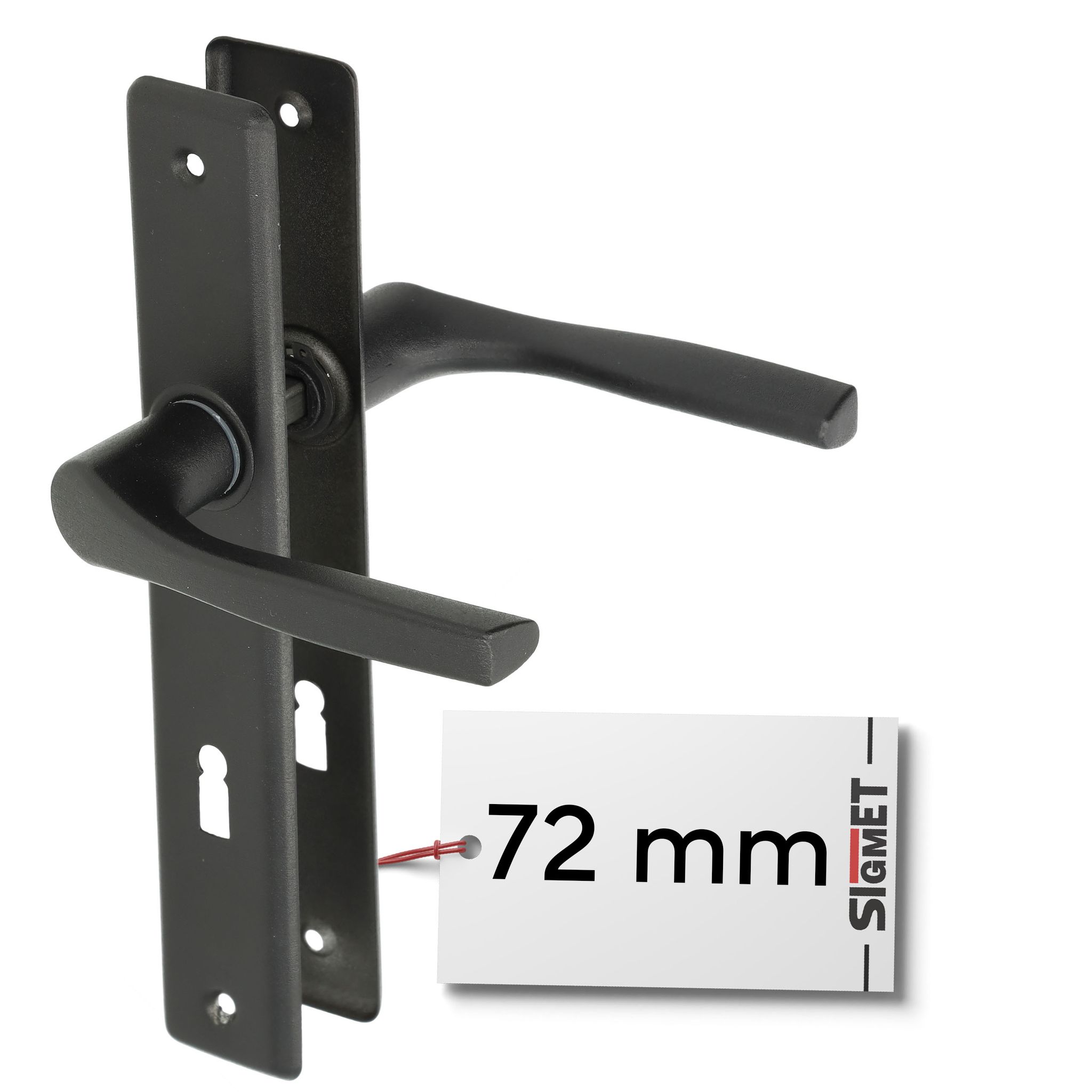 Torgriff Lange Platte Nati 72 Mm Schwarz Key