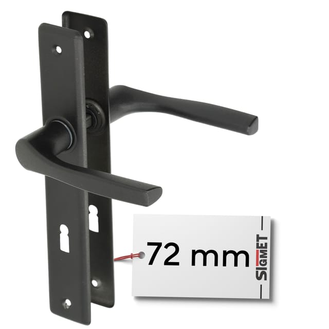Torgriff Lange Platte Nati 72 Mm Schwarz Key
