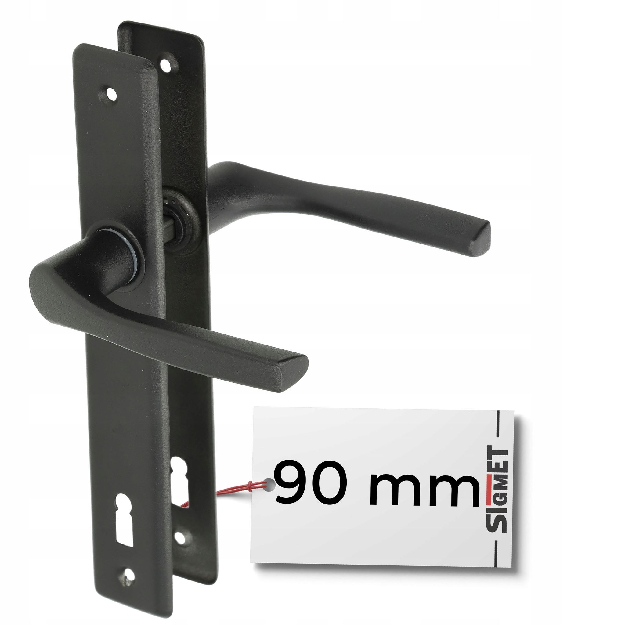 Torgriff Lange Platte Nati 90 Mm Schwarz Key